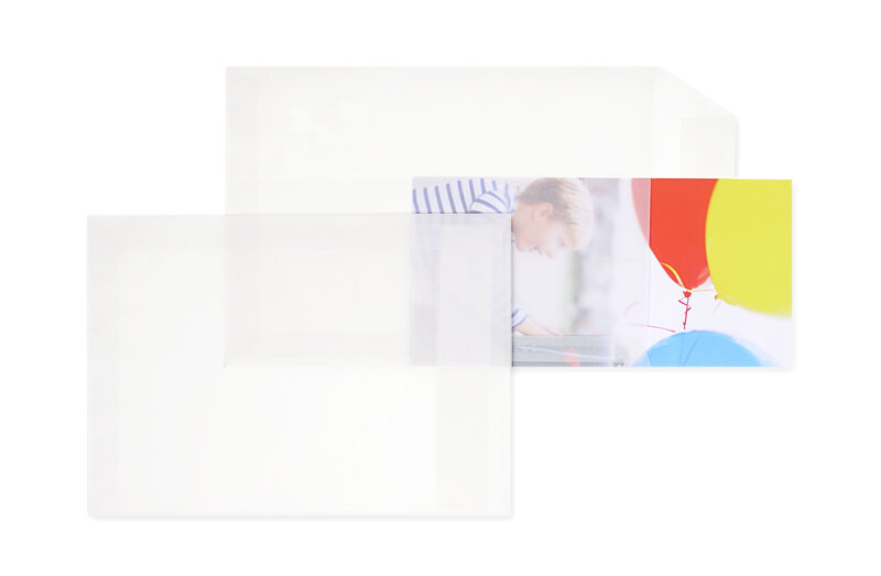 Pochettes transparentes Blanc (Transparent blanc) 229 x 324 mm (C4)