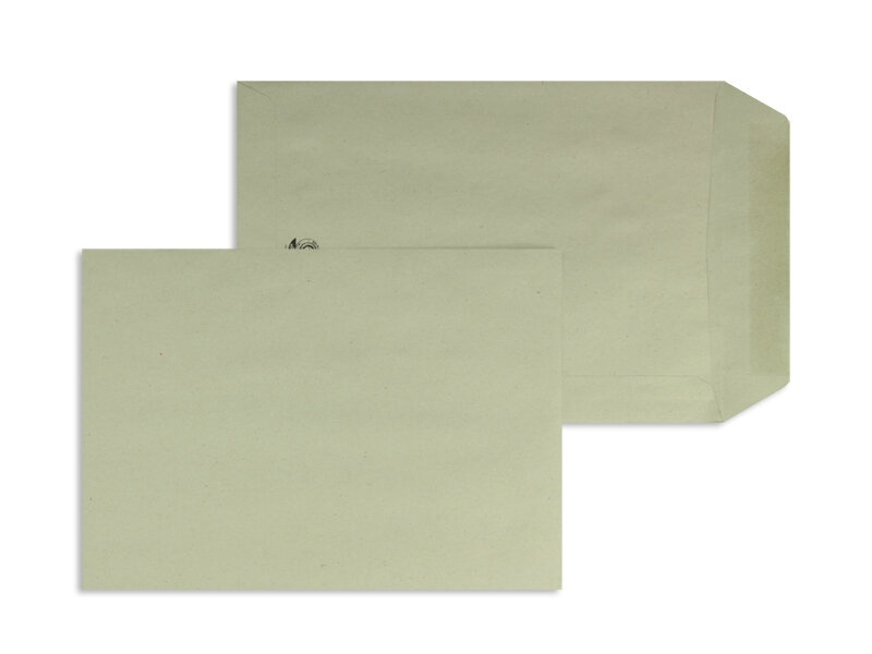 pochettes colorées gris 162 x 229 mm (c5) | 80 g/m² recycling | sans fenêtre | fermeture gommée | rabat droit | 500 pièces