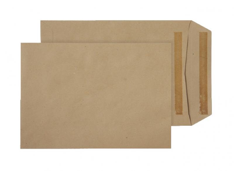 pochettes colorées marron 162 x 229 mm (c5) | 115 g/m² natron | sans fenêtre | fermeture autocollante | rabat droit | 500 pièces