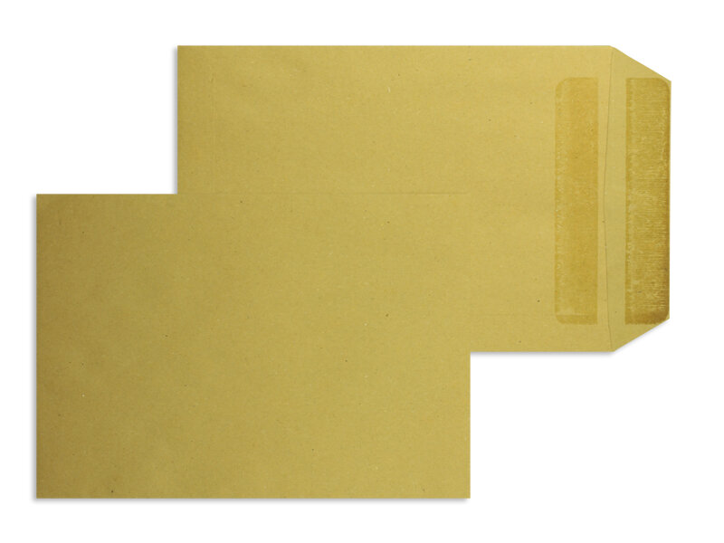 pochettes colorées marron 162 x 229 mm (c5) | 90 g/m² natron | sans fenêtre | fermeture autocollante | rabat droit | 500 pièces