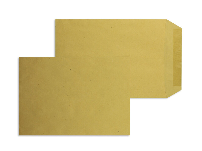 pochettes colorées marron 162 x 229 mm (c5) | 90 g/m² natron | sans fenêtre | fermeture gommée | rabat droit | 500 pièces