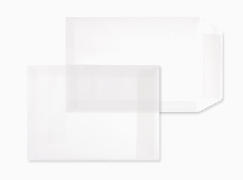 Pochettes transparentes Blanc (Transparent blanc) 162 x 229 mm (C5)