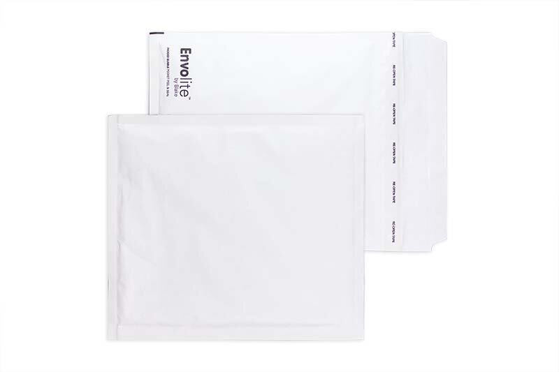 enveloppes à bulles blanc 230 x 270 mm | 135 g/m² kraft | sans fenêtre | fermeture adhésive | rabat droit | 100 pièces