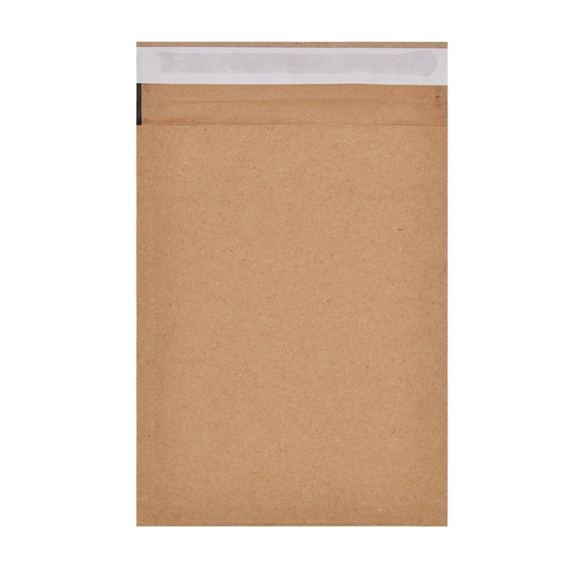 sacs postaux rembourrés colorées marron 170 x 215 mm | 190 g/qm kraft | sans fenêtre | fermeture adhésive | rabat droit | 100 pièces