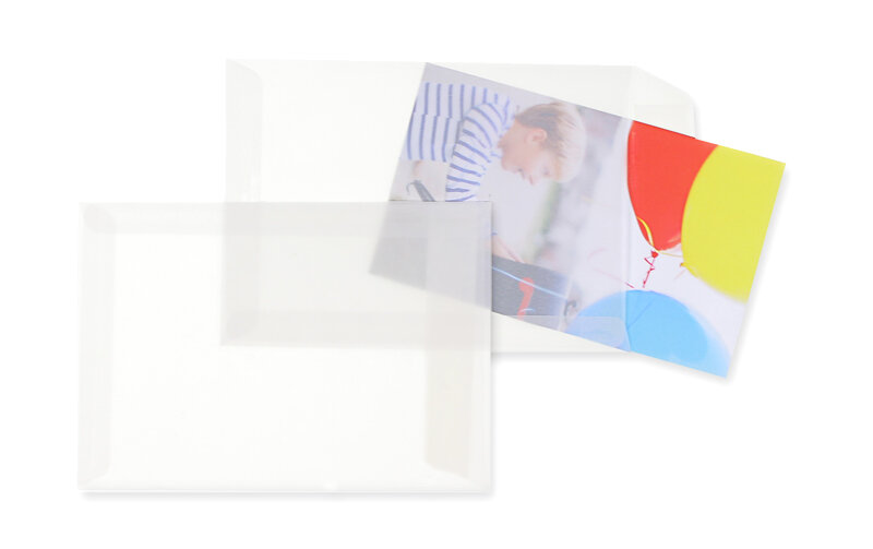 Pochettes transparentes Blanc (Transparent blanc) 114 x 162 mm (C6)