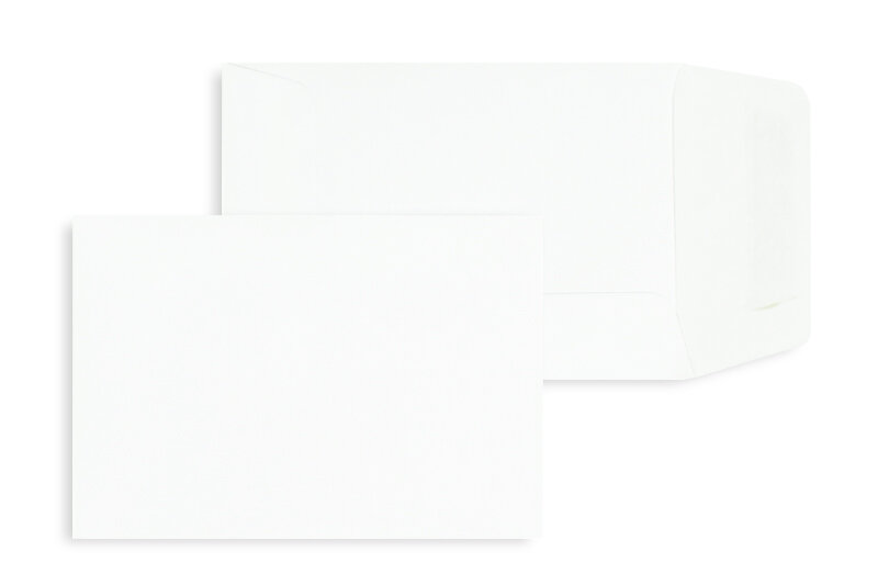 pochettes blanc 67 x 98 mm | 80 g/m² offset | sans fenêtre | fermeture gommée | rabat droit | 1000 pièces
