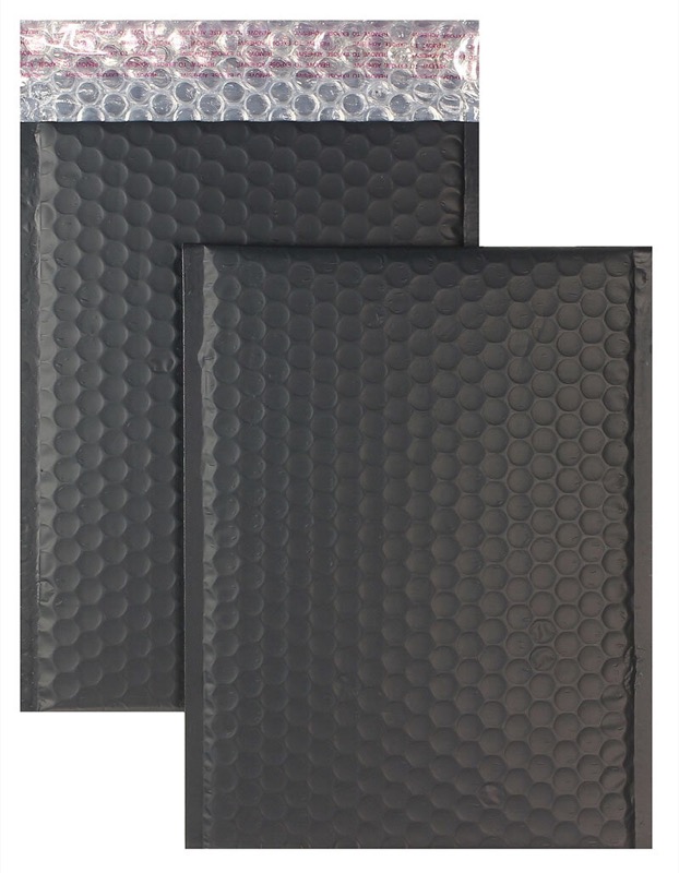 enveloppes à bulles colorées gris 345 x 450 mm | 180 my pochettes à bulles métalliques - mates | sans fenêtre | fermeture adhésive | rabat droit | 10 pièces