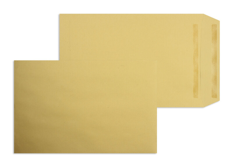 pochettes colorées marron 229 x 352 mm | 115 g/m² natron | sans fenêtre | fermeture autocollante | rabat droit | 250 pièces