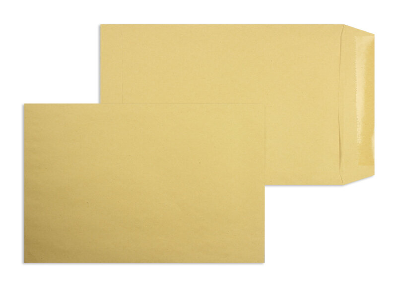 pochettes colorées marron 229 x 352 mm | 90 g/m² natron | sans fenêtre | fermeture gommée | rabat droit | 250 pièces
