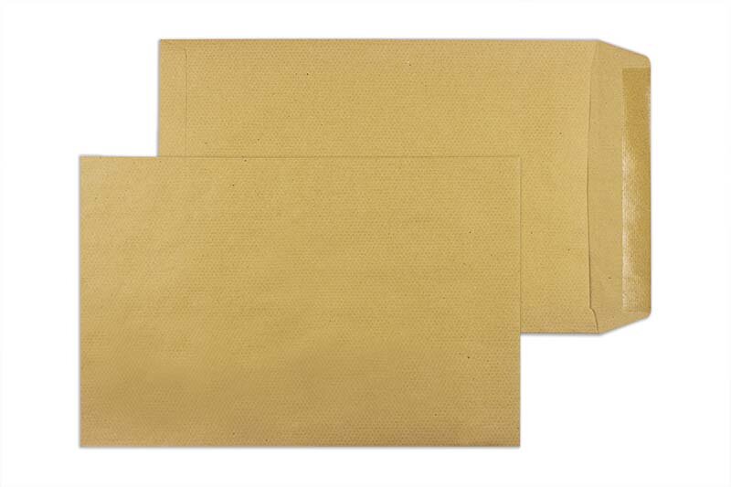 pochettes colorées marron 254 x 381 mm | 115 g/m² natron | sans fenêtre | fermeture autocollante | rabat droit | 250 pièces