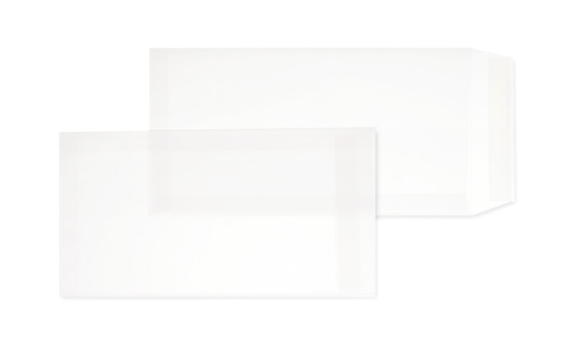 Pochettes transparentes Blanc (Transparent blanc) 150 x 324 mm