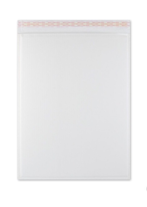 sacs postaux rembourrés blanc 370 x 480 mm | 160 g/qm kraft | sans fenêtre | fermeture adhésive | rabat droit | 50 pièces