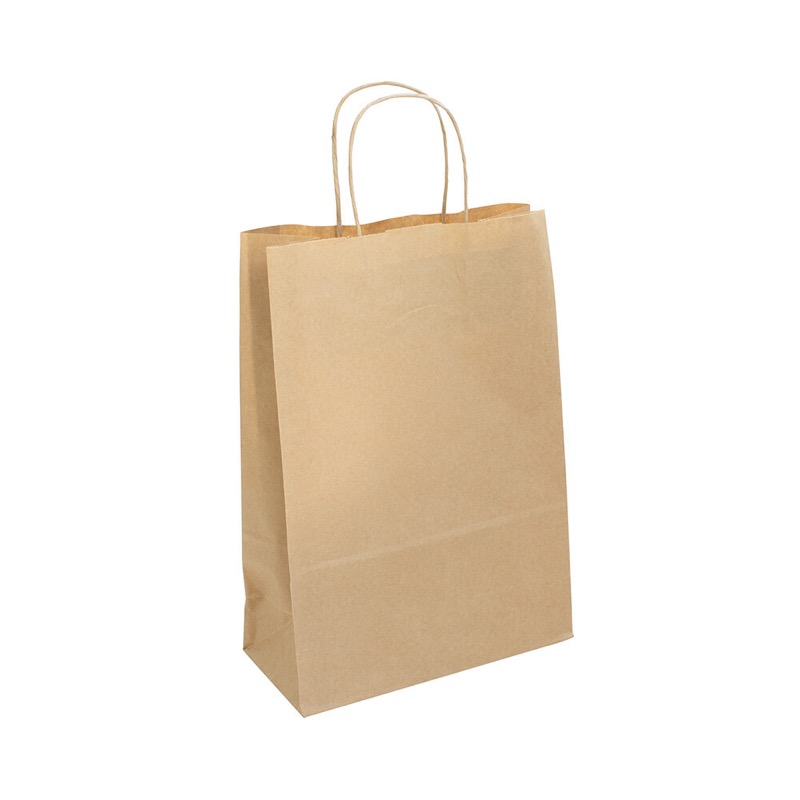 sacs papier colorées marron 220 x 310 x 100 mm | 90 g/qm kraft | sans fenêtre | pas de fermeture | pas de rabat | 250 pièces