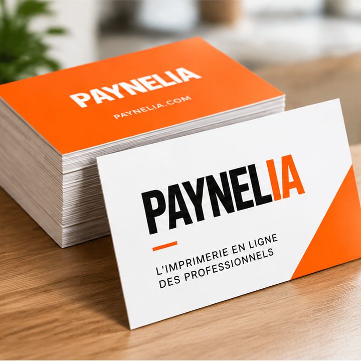 Cartes de visite Paynelia 350 g mat laqué