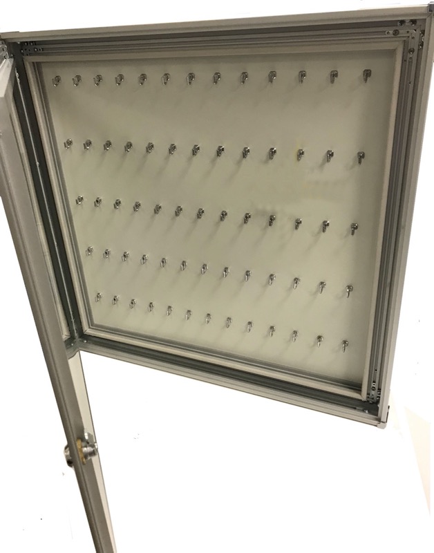 Vitrine range clés SRKEY65 — métal