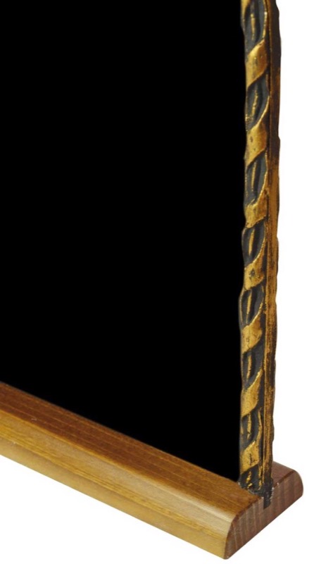Chevalet de table ardoise A4 DECORA42C — bois, format A4