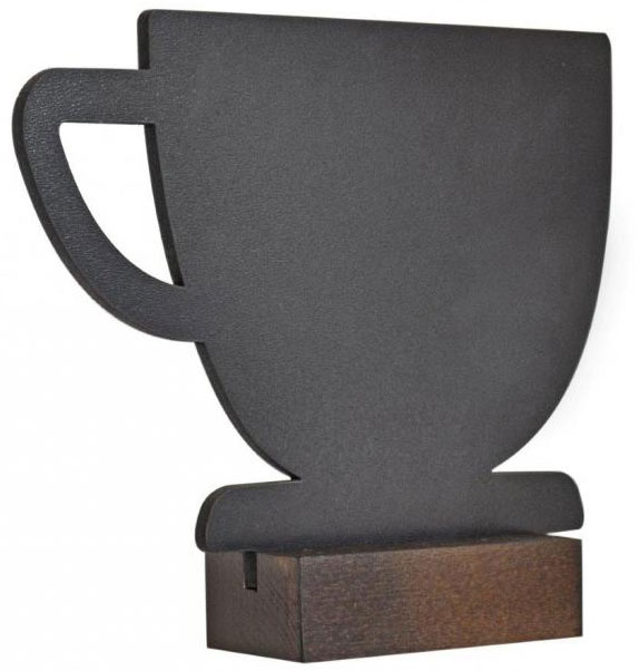 Chevalet de table ardoise tasse à café — plexiglas