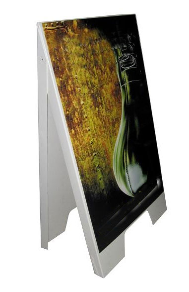 Chevalet PVC blanc FW55 — pvc