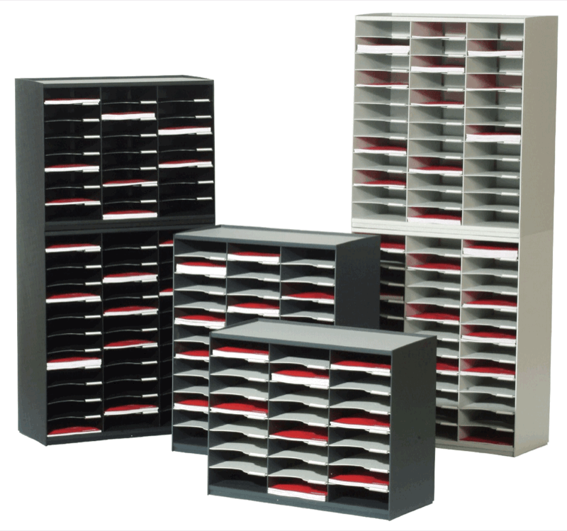 Trieur à cases superposable gris/anthracite 24CS — plexiglas