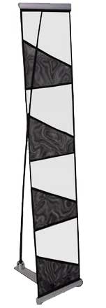 Porte brochures A4 NYLON4 — métal, format A4