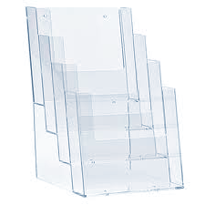 Porte brochure A5 4C16 — plexiglas, format A5