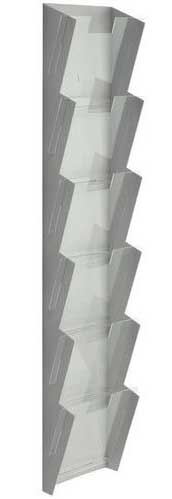 Porte brochures A4 mural LASH6A4 — pvc, format A4