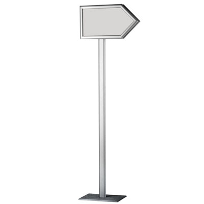 Porte visuel A3 sur pied FLECHA3 — plexiglas, format A3