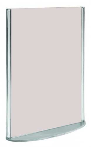 Porte visuel A4 OVALA4 — pvc, format A4