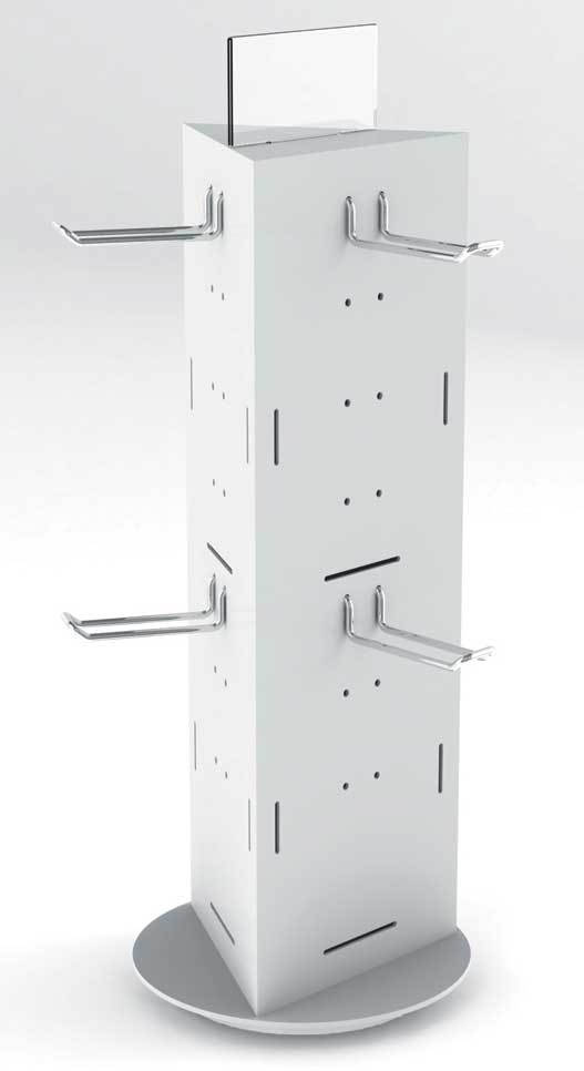 Carrousel rotatif porte broches — plexiglas