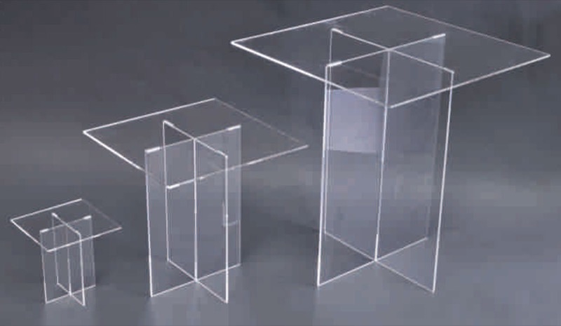 Support de présentation mini table 280M45 — plexiglas