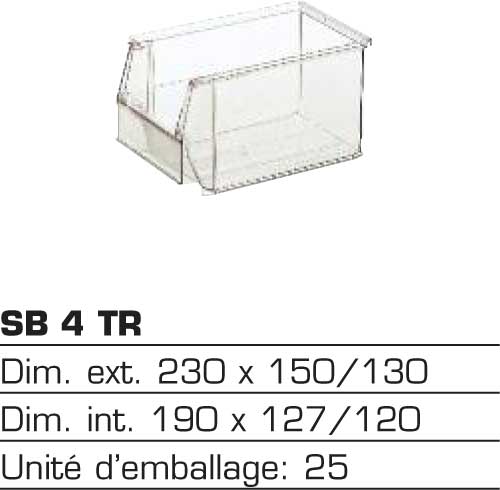 Bac à bec 3 Litres Systembox SB 4 — pvc