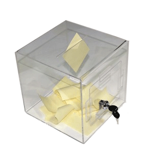Urne plexiglas TRAP502 — carton