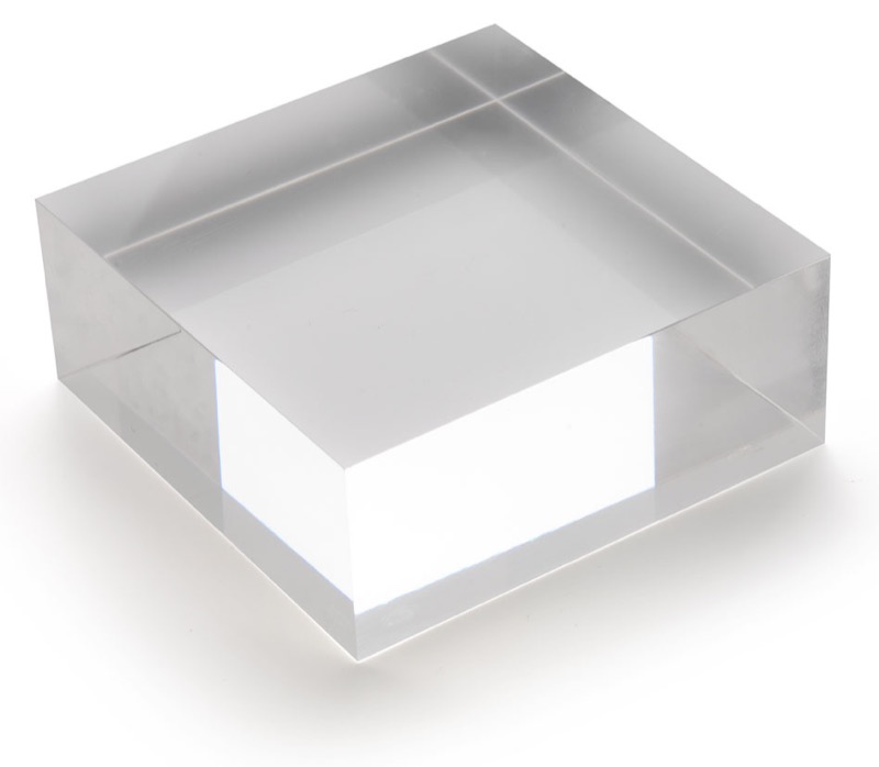 Bloc plexiglas d'agencement 100 x 40 x 100 mm — plexiglas