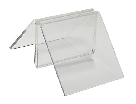 Clip porte visuel / menu PLEX100 — plexiglas
