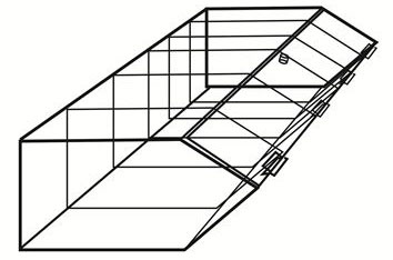 Présentoir alimentaire plexiglas 6 compartiments — plexiglas, 6 compartiments