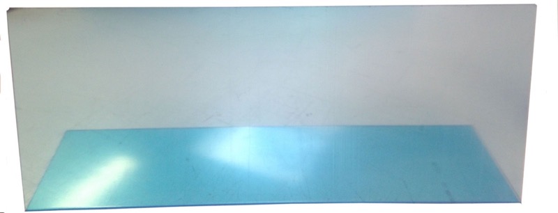 Vitrine plexiglas alimentaire 2 plis 75 x 20 x 30 cm — pvc