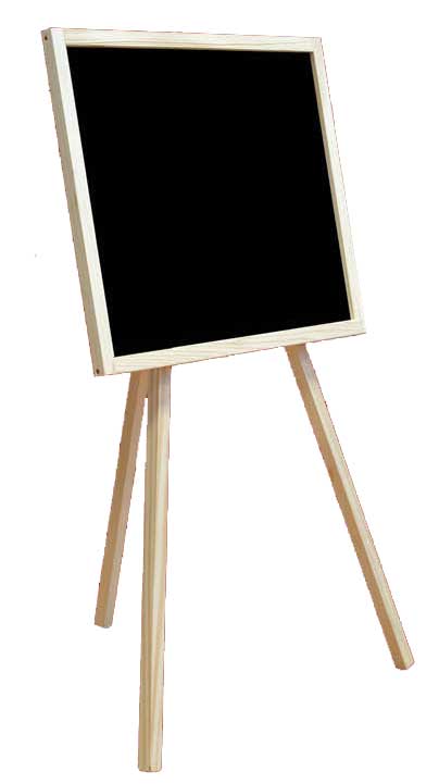 Tableau ardoise sur pied BOISP1 — bois