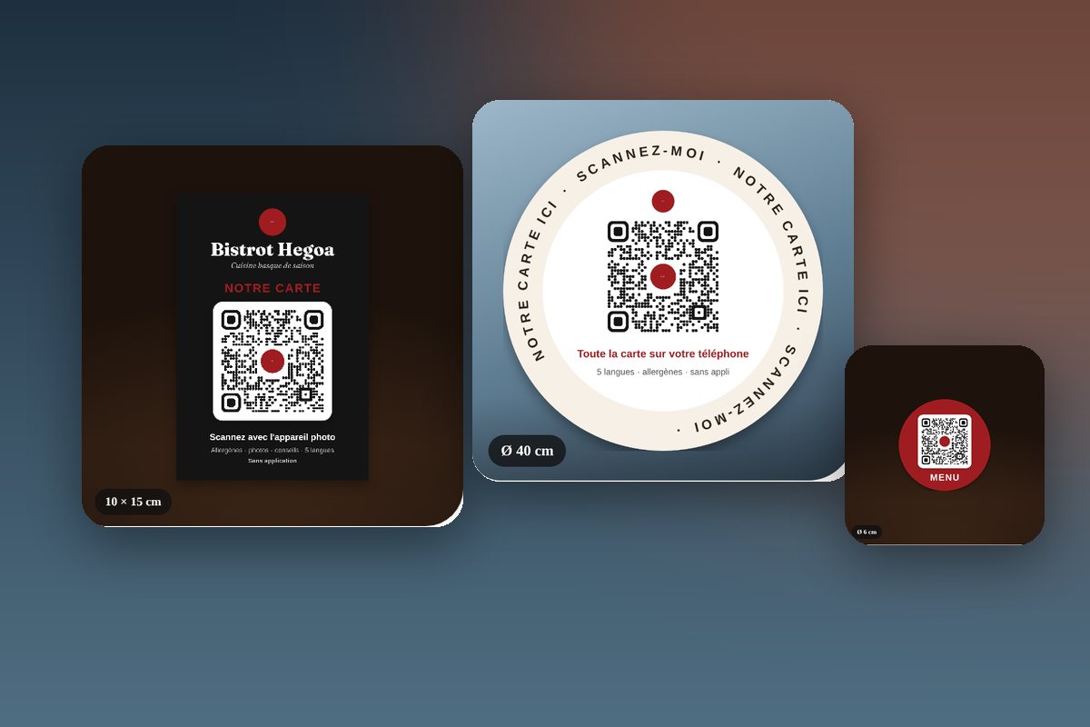 Chevalets et stickers