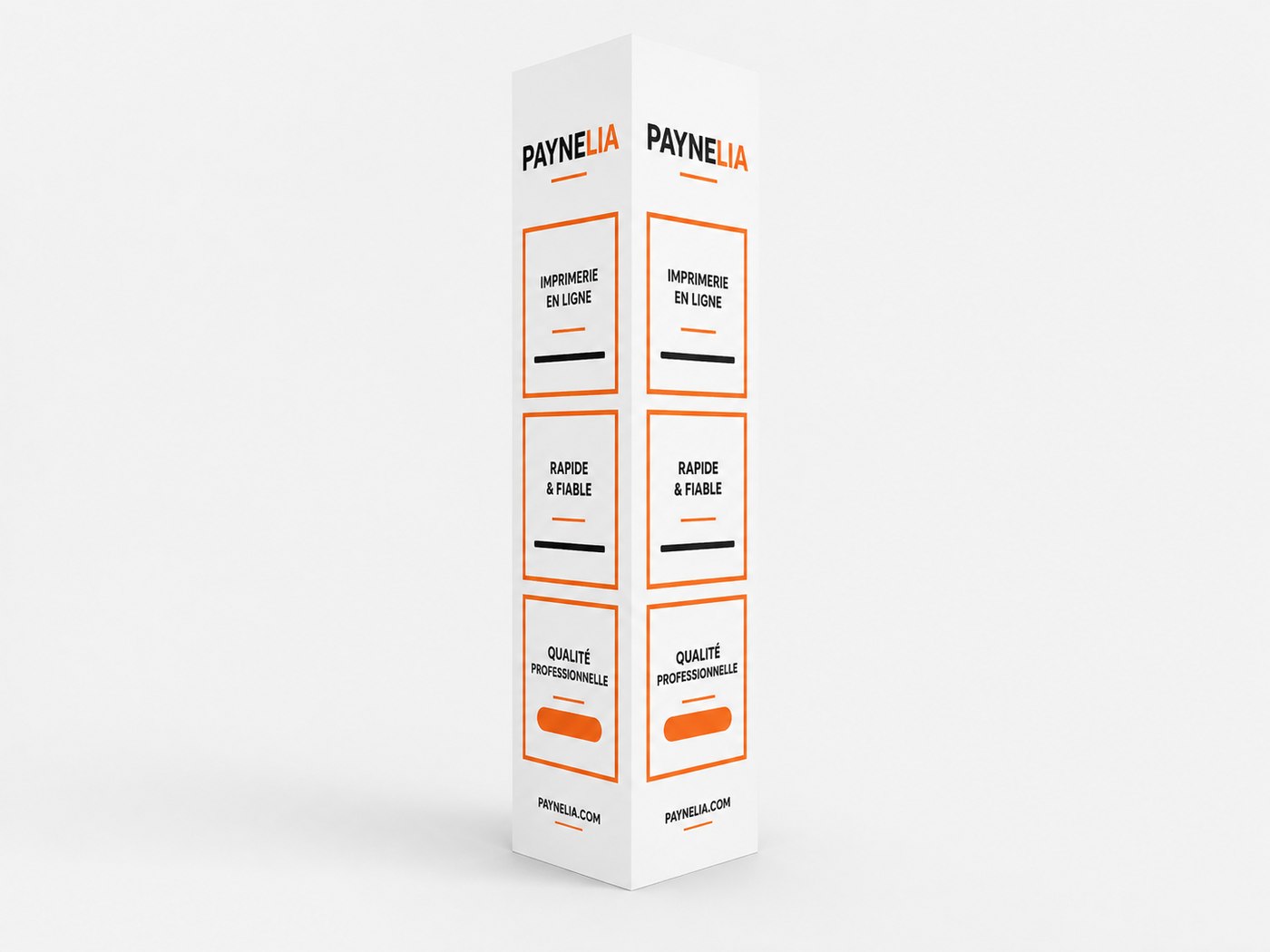 Totem publicitaire personnalisé — Paynelia