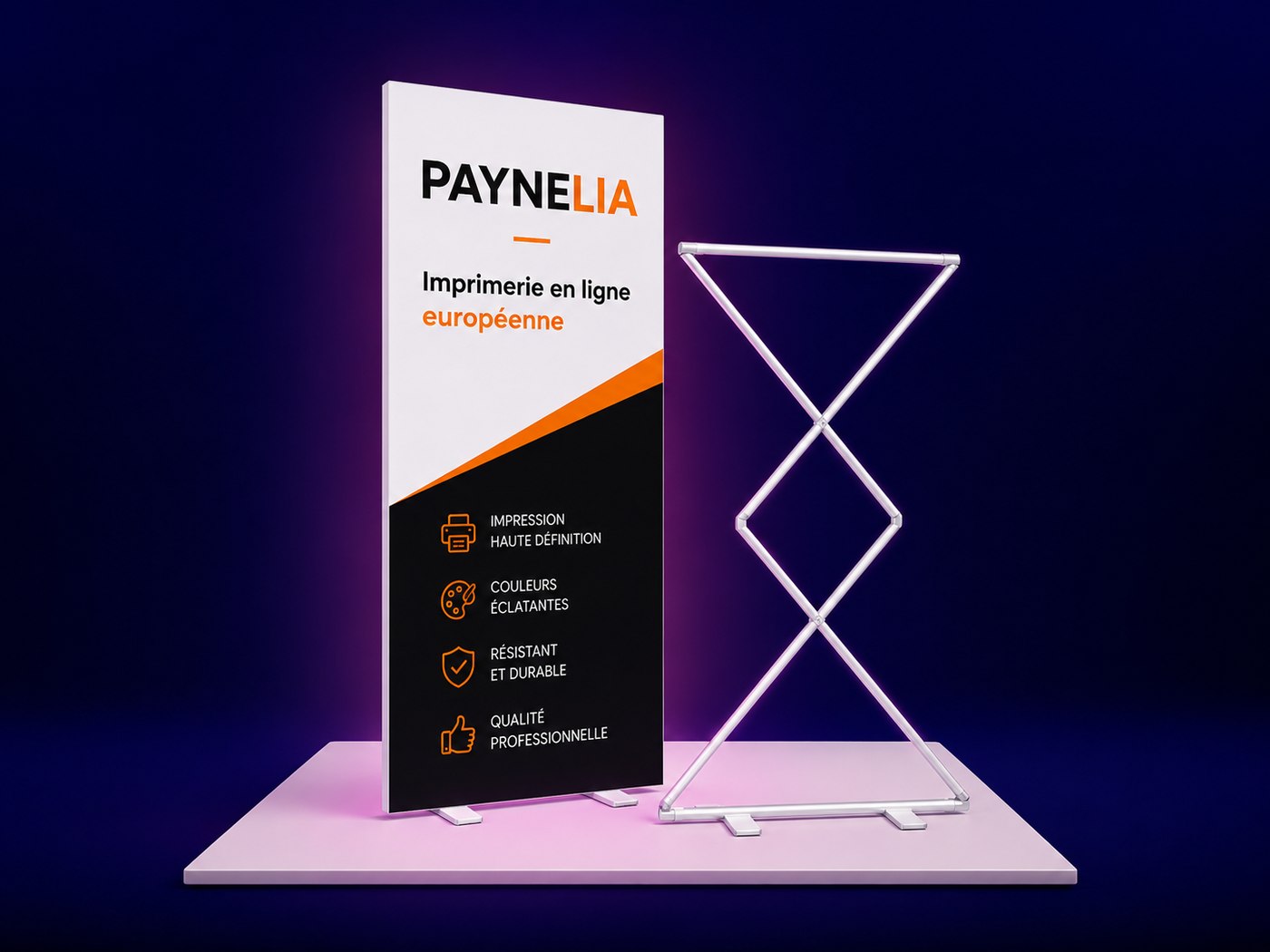 Totem lumineux personnalisé — Paynelia