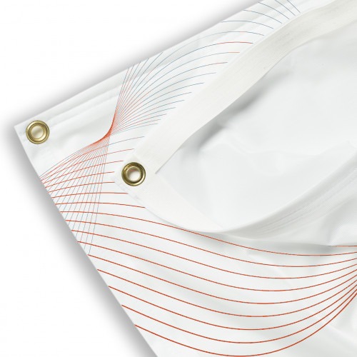 Drapeau avec œillets autour