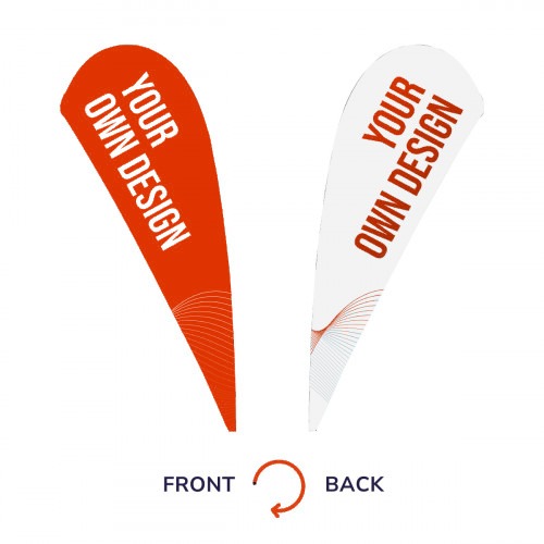 Fly Banner Goutte drapeau seul — mise en situation (3/8)