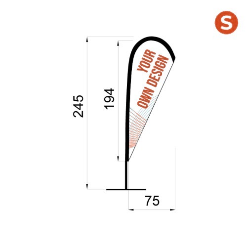 Pack Fly Banner Goutte — gros plan (8/13)