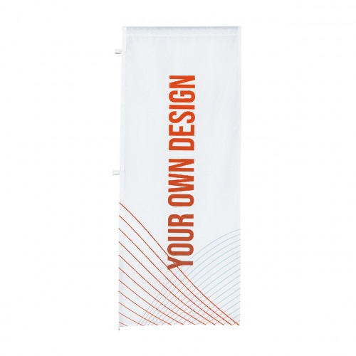 Fly Banner Rectangulaire drapeau seul — vue principale (1/3)