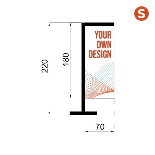 Pack Fly Banner Rectangulaire — gros plan (4/5)