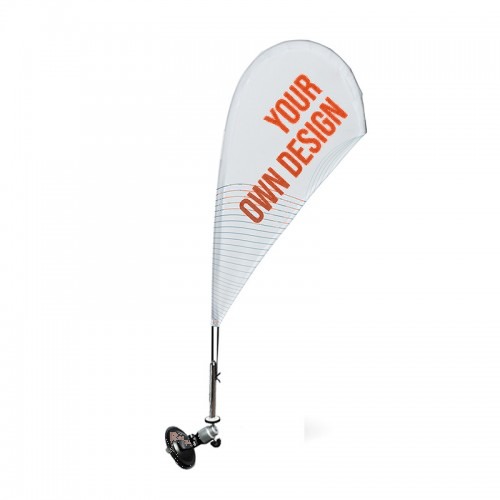 Pack Fly Banner Voile mini de voiture — détail finition (2/8)