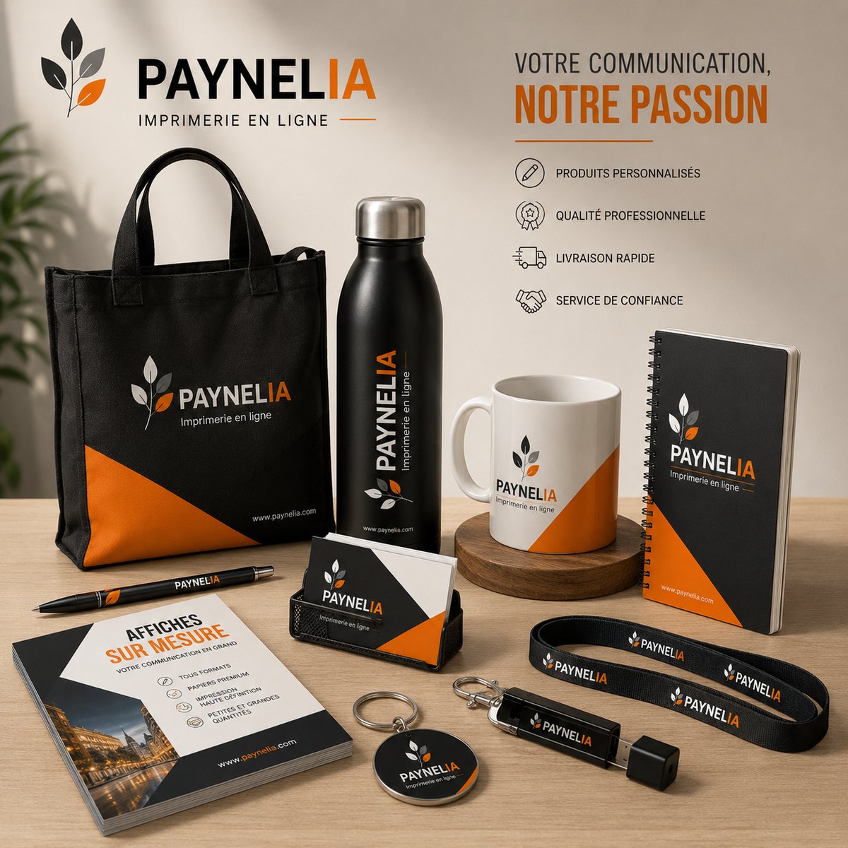 Objets publicitaires personnalisés — Paynelia