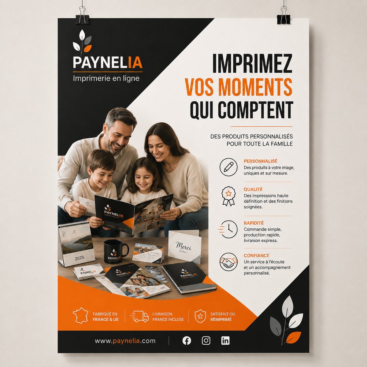 Poster photo personnalis&eacute; imprim&eacute; par Paynelia