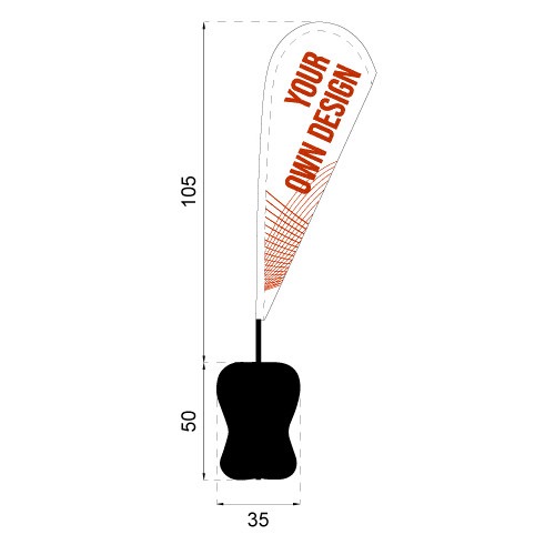 Pack Fly Banner Sac à dos voile — détail finition (10/10)