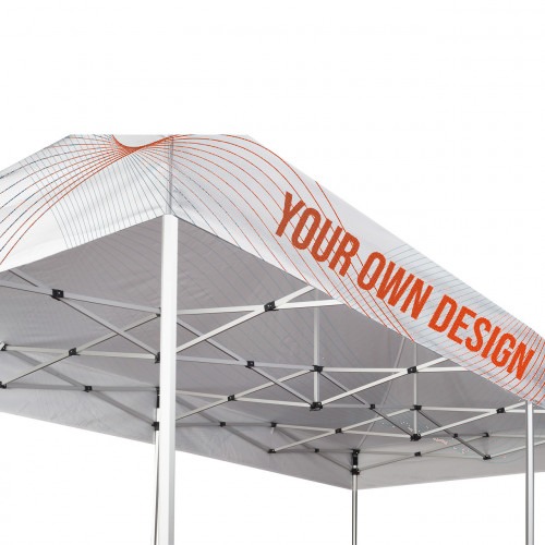 Tente pliante 3 × 4,5 m — détail finition (2/6)